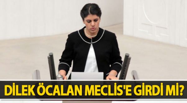 Dilek Öcalan Meclis'e girdi mi!