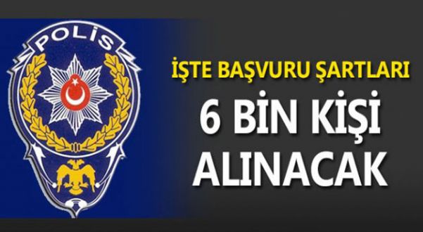 POMEM ile 6 bin polis alınacak!POMEM Başvuru şartları!EGM 6 bin polis alımı başvuruları nereden yapılacak!