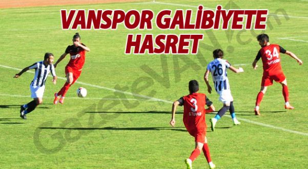 Van Büyükşehir Belediyespor yine kazanamadı
