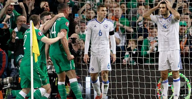 İrlanda 2-0 Bosna Hersek maçının özeti önemli anları!16 Kasım 2015