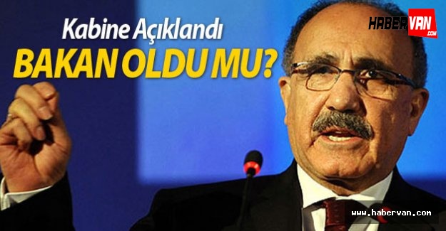 Beşir Atalay Bakan Oldu mu!