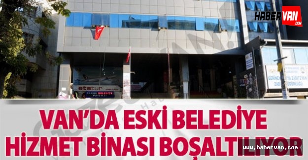 Eski Belediye Hizmet Binası Boşaltılıyor