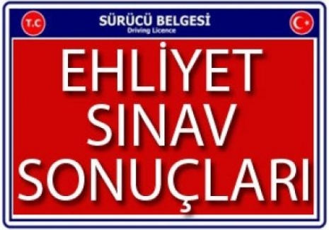 Ehliyet Sınav Sonuçları 2016