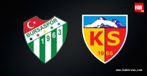 Bursaspor Kayserispor maçı canlı anlatım radyo dinle maç kaç kaç!