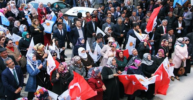 AK PARTİ 3 İLÇEDE SEÇİM BÜROSU AÇTI - VAN HABERLERİ