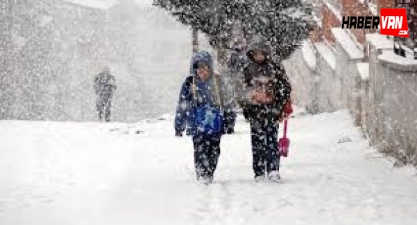Van'da yarın 2 Aralık 2015 okullar tatil mi!