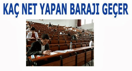 2016 YGS Barajını Geçmek için Kaç Net Gerekiyor!