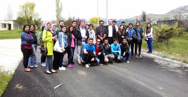 ÜNİVERSİTE ÖĞRENCİLERİ ARITMA TESİSİNDE - VAN HABERLERİ