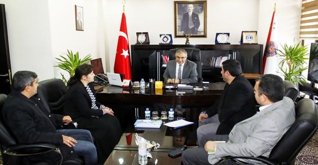AR-GE BİRİMİ’NDEN MÜDÜR KARAASLAN’A ZİYARET - VAN HABERLERİ