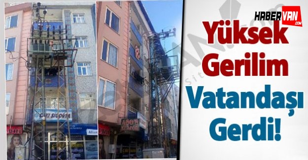 Yüksek gerilim vatandaşı gerdi!