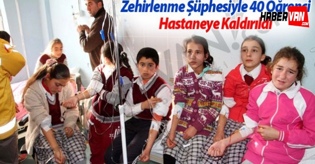 Muradiye'de Zehirlenme Şüphesiyle 40 Öğrenci Hastaneye Kaldırıldı
