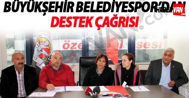 Van Büyükşehir Belediyespor'dan Destek Çağrısı