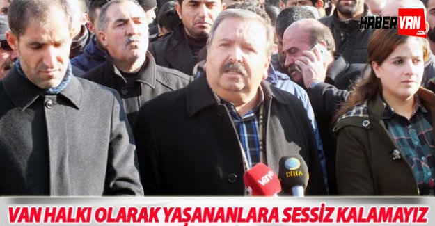 Van'da Olaysız Protesto!