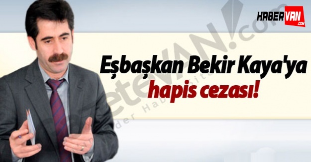 Büyükşehir Belediyesi Eşbaşkan Bekir Kaya'ya 15 yıl hapis şoku!