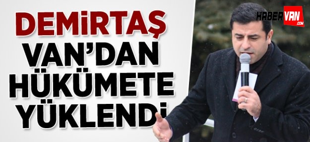 Selahattin Demirtaş'ın 7 Ocak 2016 Çarşamba Van mitingi konuşmasının tamamı!Video