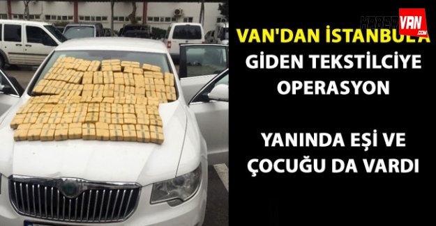 Van'dan İstanbul'a giden araçta 45 kilo eroin