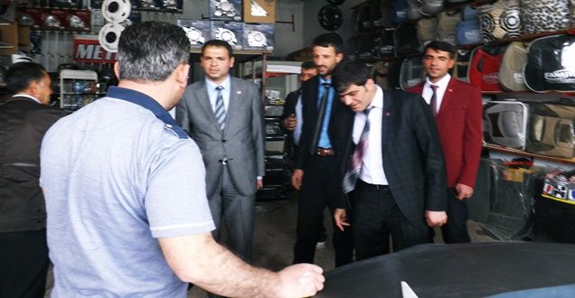 İLHAN, OTO SANAYİ SİTESİ ESNAFINI ZİYARET ETTİ - VAN HABERLERİ