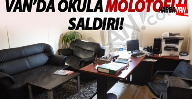 Van'ın İpekyolu İlçesi'nde Molotoflu Saldırı-Van Haberleri