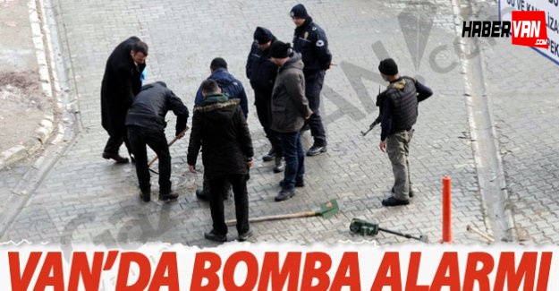 Van'da bomba alarmı!Son dakika Van haberleri