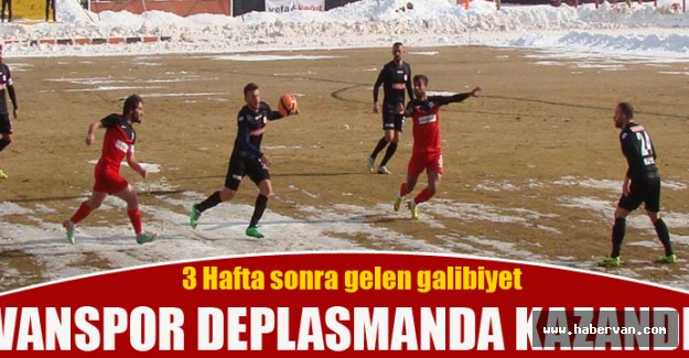 Van Büyükşehir Belediyespor nihayet kazandı 1-0