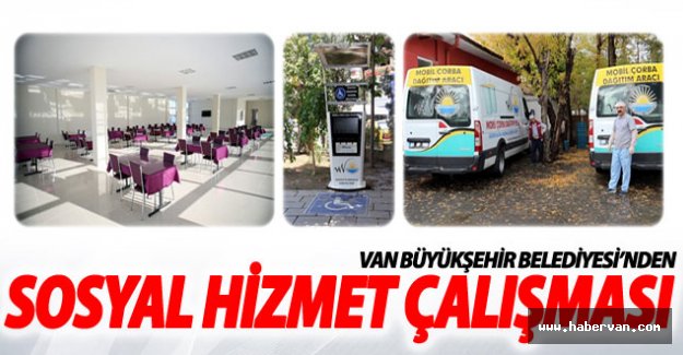 Van Büyükşehir Belediyesi'nden Sosyal Hizmet Çalışması!Van haberleri