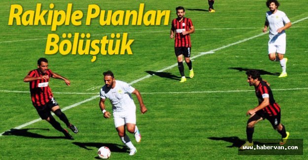 Van Büyükşehir Belediyespor 0-0 Çatalcaspor!