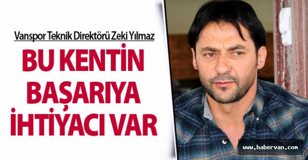 Büyükşehir Belediyespor'un hocası Zeki Yılmaz'dan dobra açıklamalar