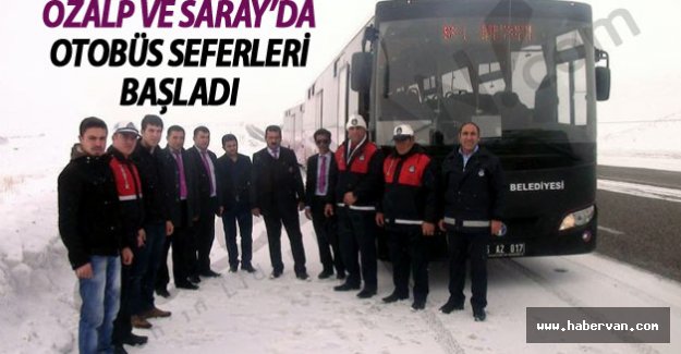 Özalp ve Saray'a otobüs seferleri başladı