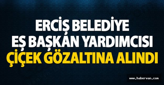 Belediye Eş Başkan Yardımcısı Çiçek Gözaltına Alındı