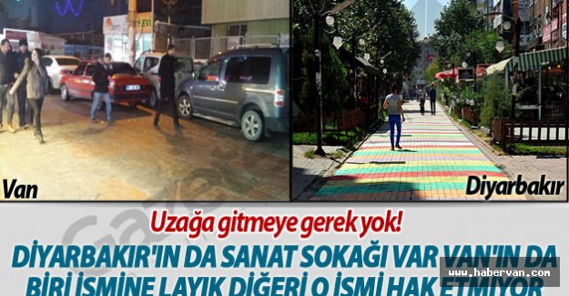 Sanat Sokağı Otoparka Dönüştü!Van haberleri
