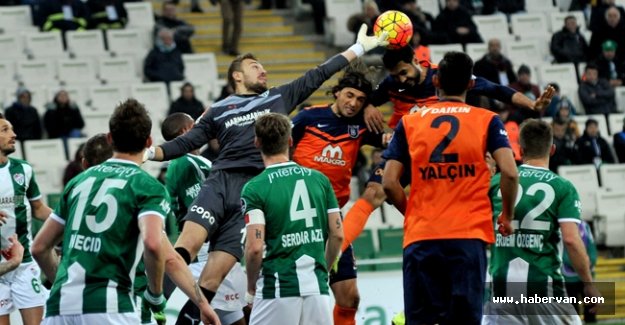 Bursaspor 3-3 Başakşehir-maçının özeti!6.02.2016