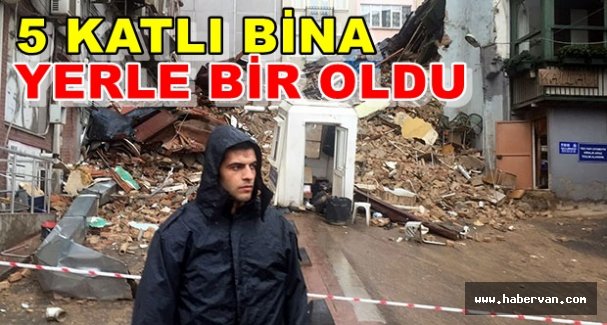 5 Katlı bina çöktü enkaz altında kalanlar var mı!