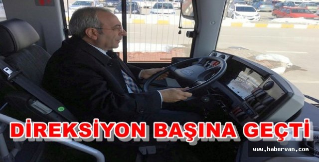 Battal, Engelli Dostu Otobüsün Test Sürüşünü Yaptı-Van haberleri