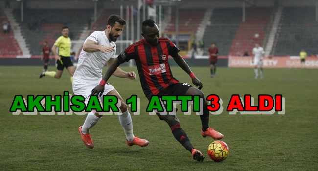 Gaziantepspor 0-1 Akhisar Belediyespor-maç özeti!Akhisar, Gaziantep'te kazandı