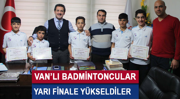 Van'lı Badmintoncular'ın Yarı Final Sevinci