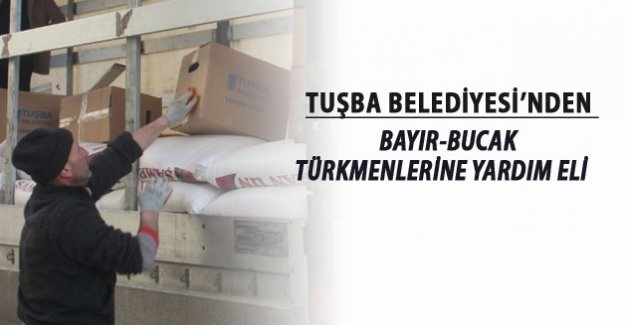 Tuşba Belediyesin'den Bayır Buca Türkmenlerine Yardım Eli