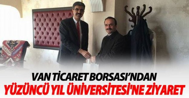 Van Ticaret Borsası'ndan YYÜ'ye Anlamlı Ziyaret