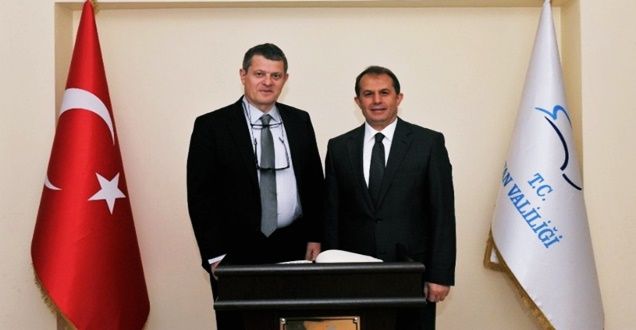 İSVEÇ BÜYÜKELÇİSİ LARS WAHLUND, VAN'DA - VAN HABERLERİ