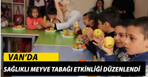 Van'da Sağlıklı Meyve Tabağı Etkinliği