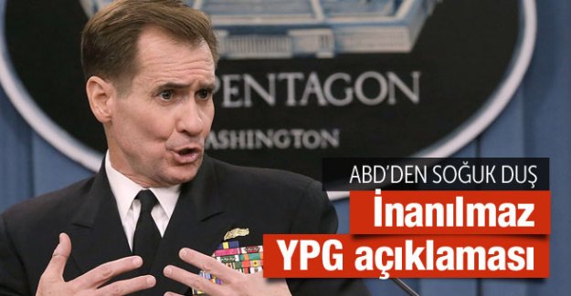 ABD'den inanılmaz YPG açıklaması