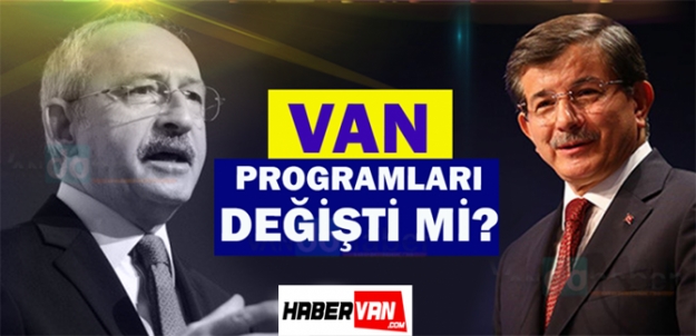 Başbakan Davutoğlu Van ziyareti iptal mi oldu!