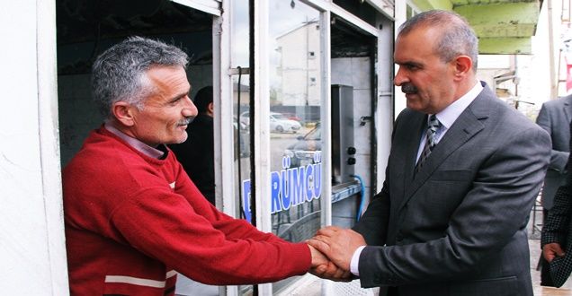 KAYATÜRK, ESNAF ZİYARETLERİNDE BULUNDU - VAN HABERLERİ