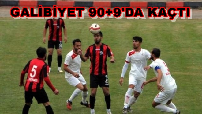 Van Büyükşehir Belediyespor 90+9'da yıkıldı