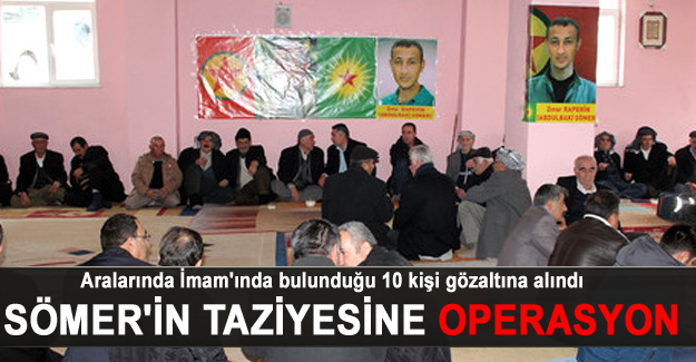 Abdulbaki Sömer'in taziye yerine operasyon - Son Dakika Van haberleri
