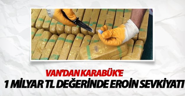 Van'dan Alınan Uyuşturucu Karabük'te yakalandı