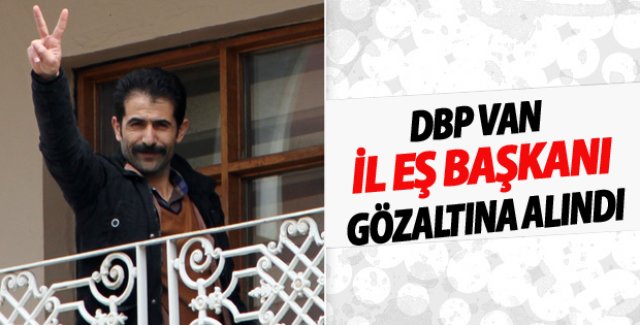 Van'da DBP Eş Başkanı Gözaltına Alındı-Son Dakika Van Haberleri