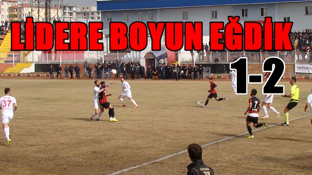 Van Büyükşehir Belediyespor lidere mağlup oldu 1-2