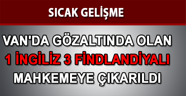 Van'da gözaltında olan 4 yabancı şahıs serbest bırakıldı - Van Haber