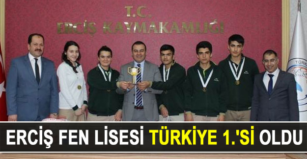 Erciş Fen Lisesi projesiyle Türkiye 1.'si oldu - Van Haber