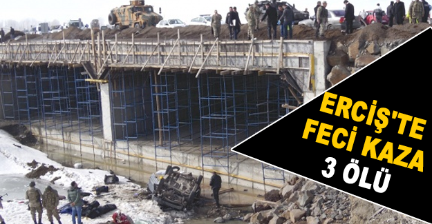 Van'da Dehşet Kaza 3 Kişi Öldü-Son dakika Erciş haberleri